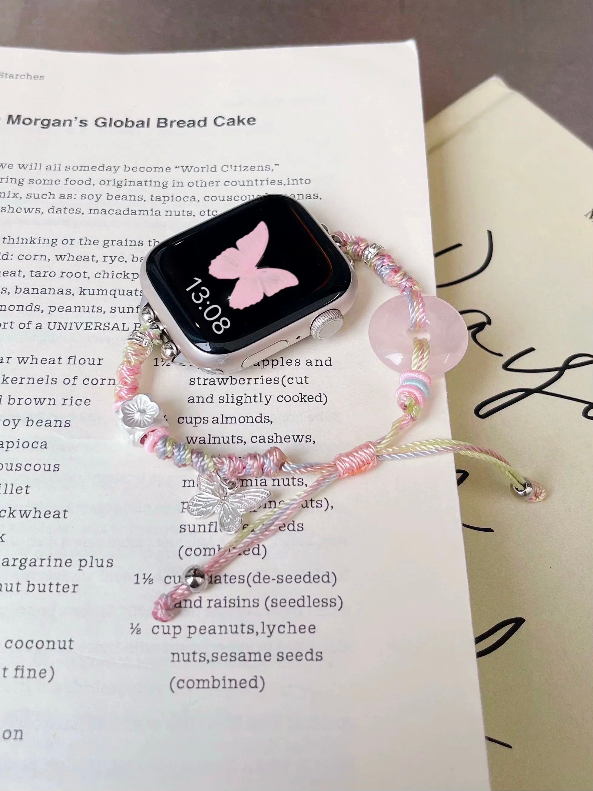 Apple watch strap(peaceful pink)