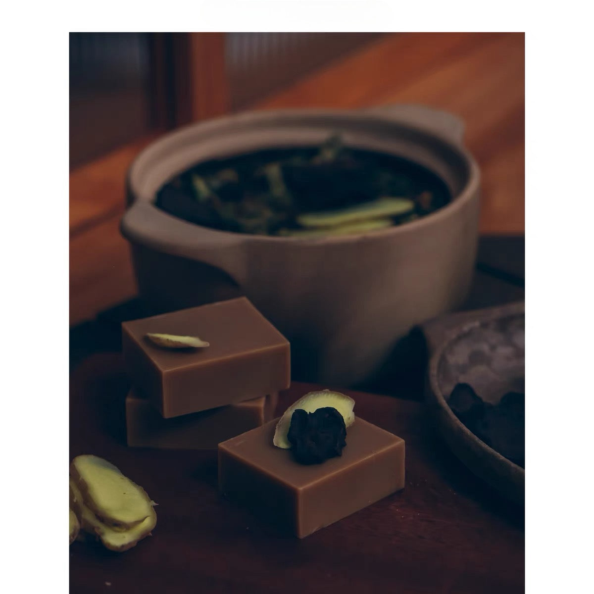 Ginger shampoo soap(Nourishes hair and nourishes scalp)