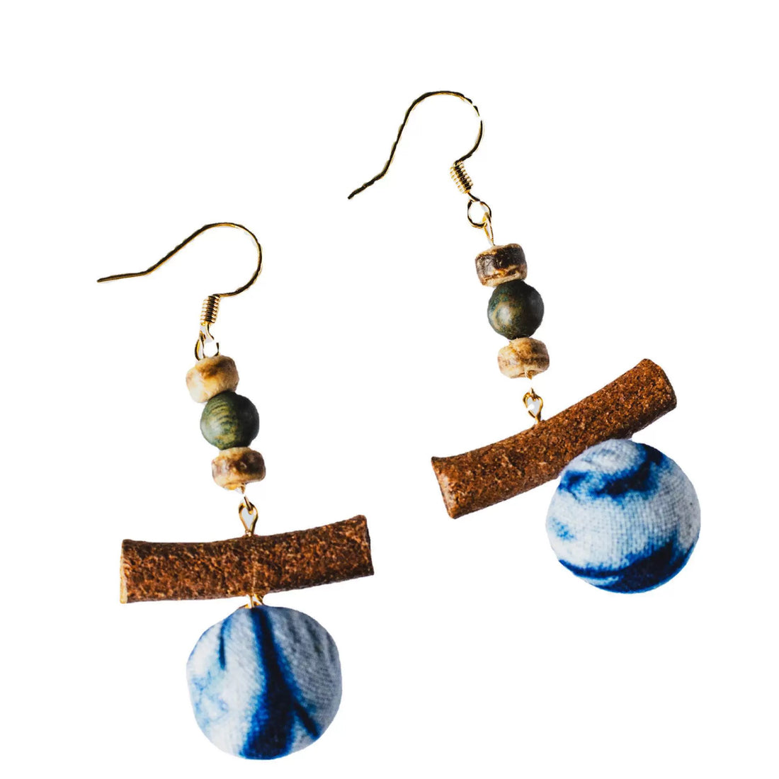 Chinese tie-dye earrings