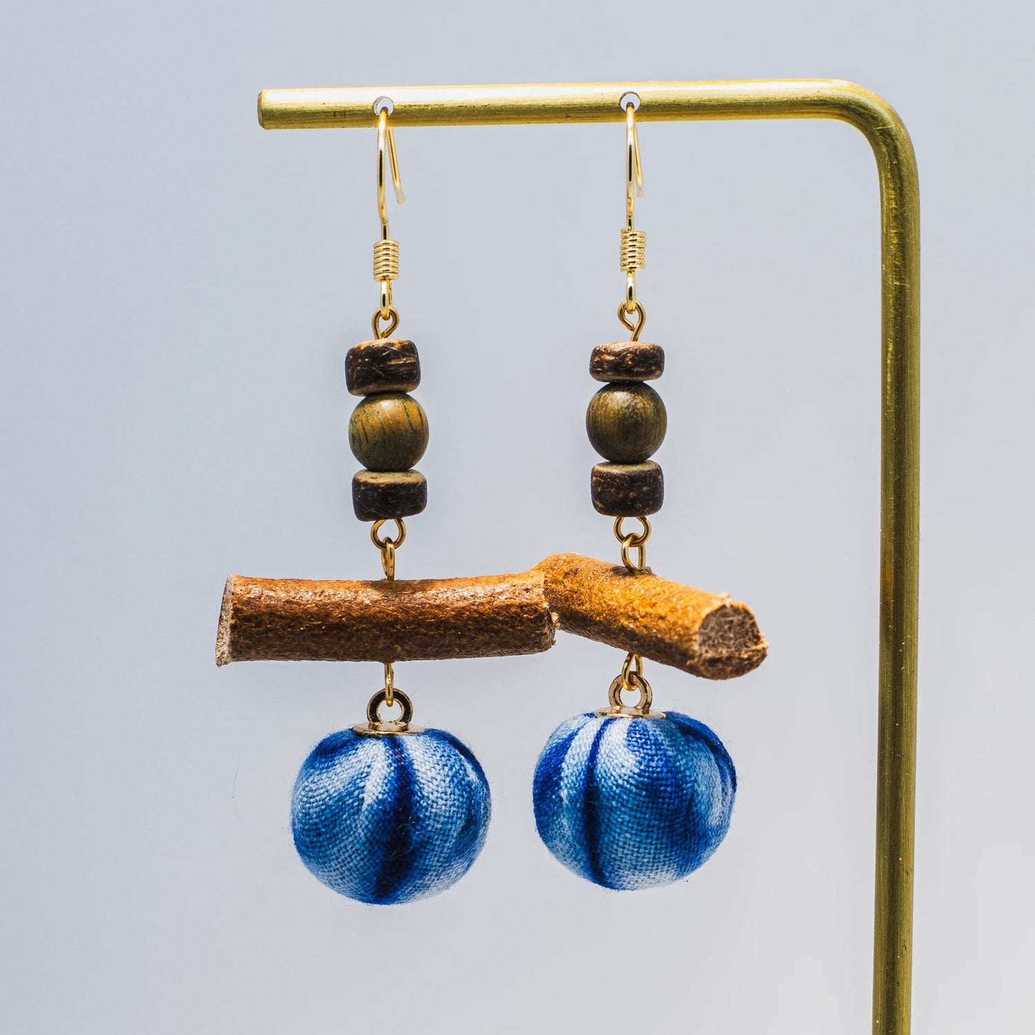 Chinese tie-dye earrings