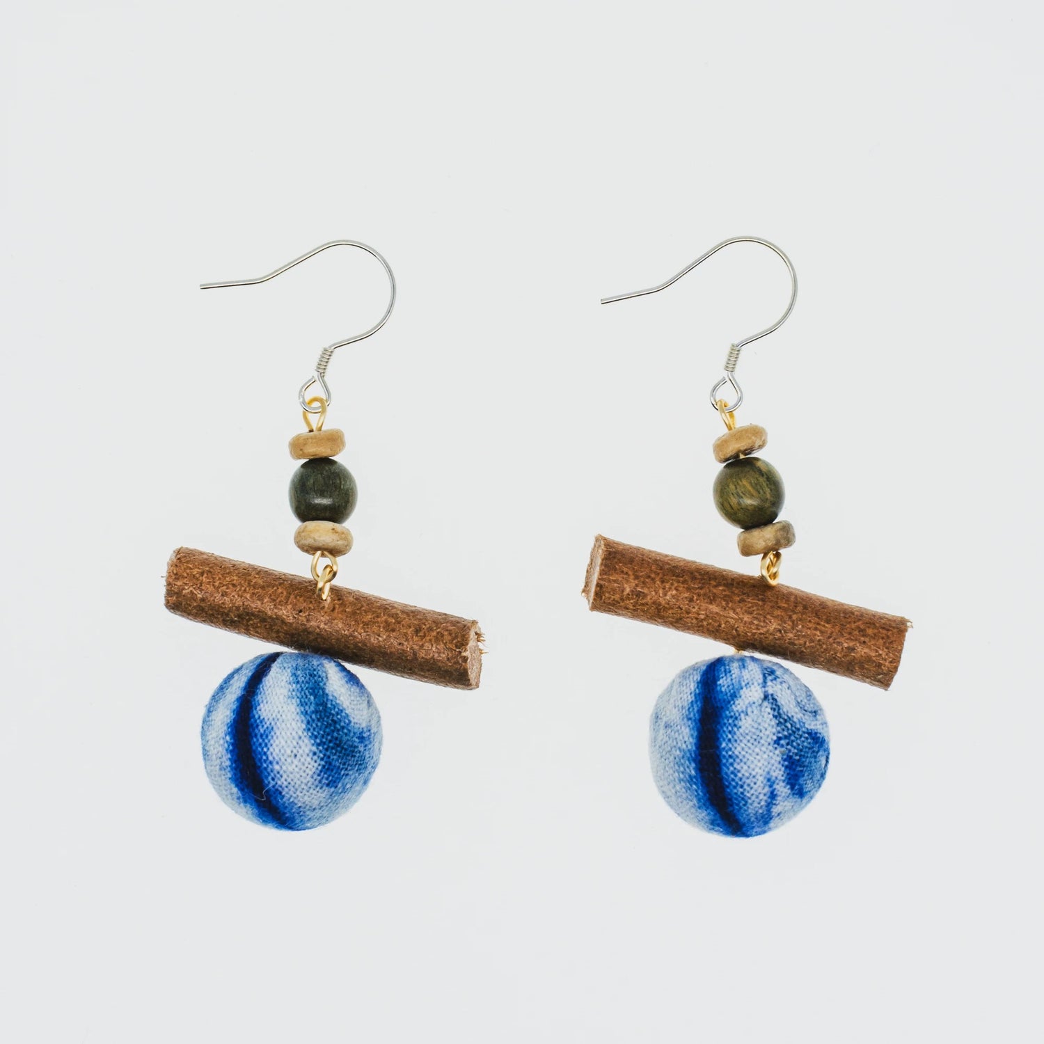 Chinese tie-dye earrings