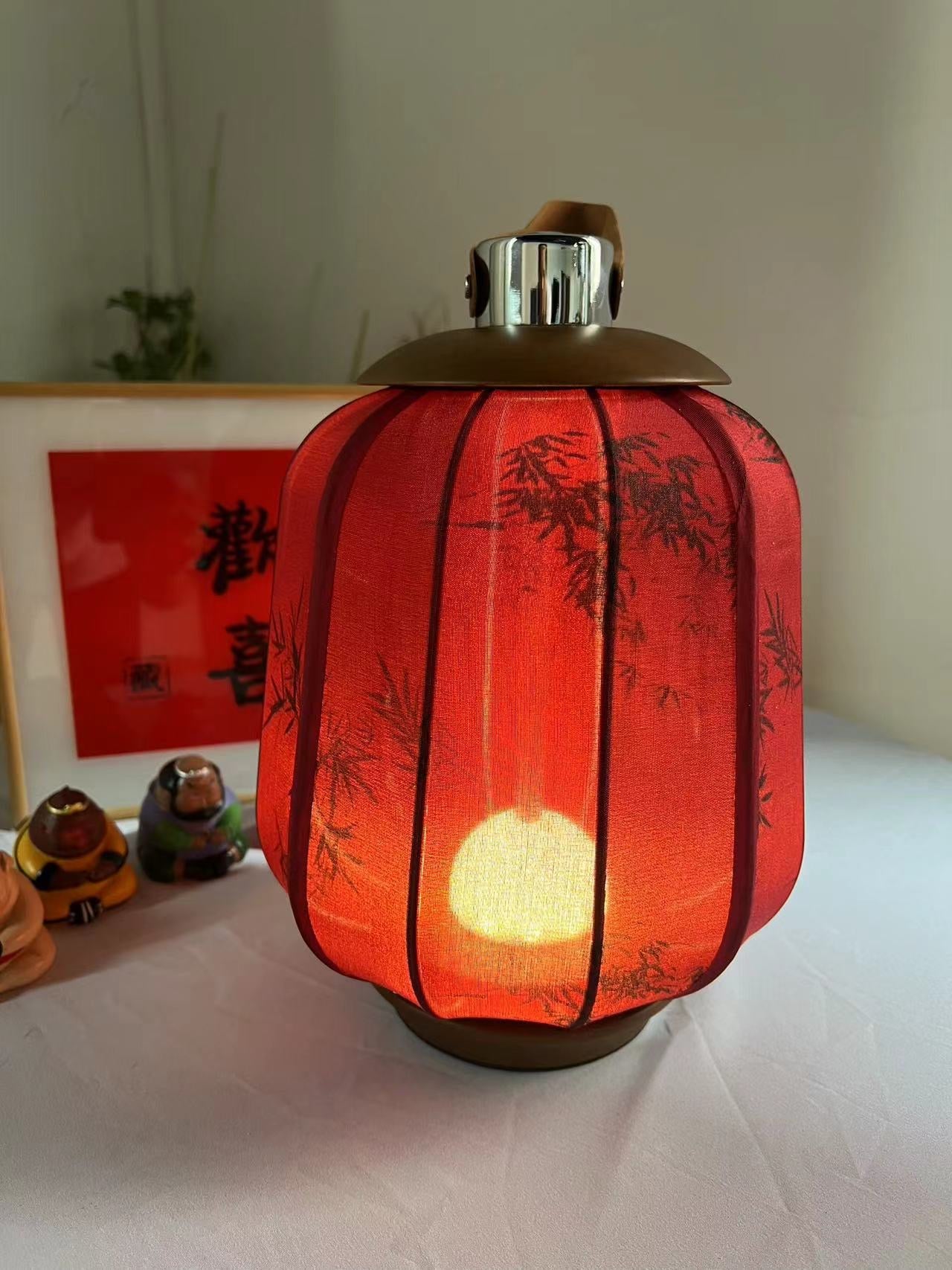 Chinese retro bedside lamp