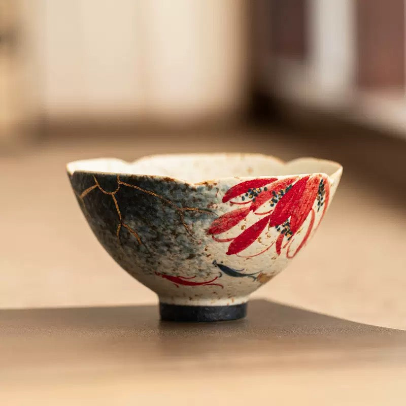 Koi Ceramic Teacup