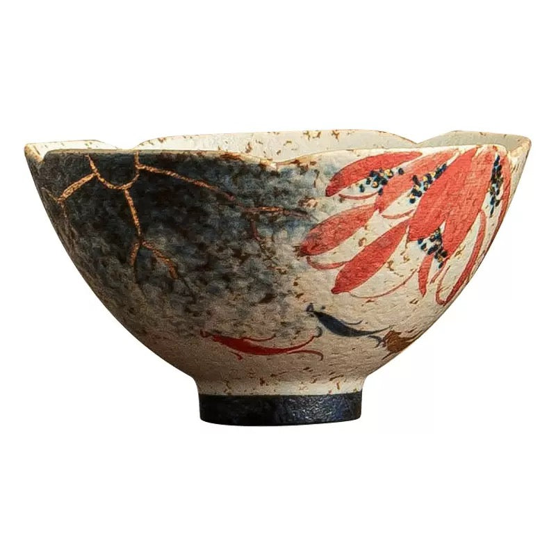 Koi Ceramic Teacup
