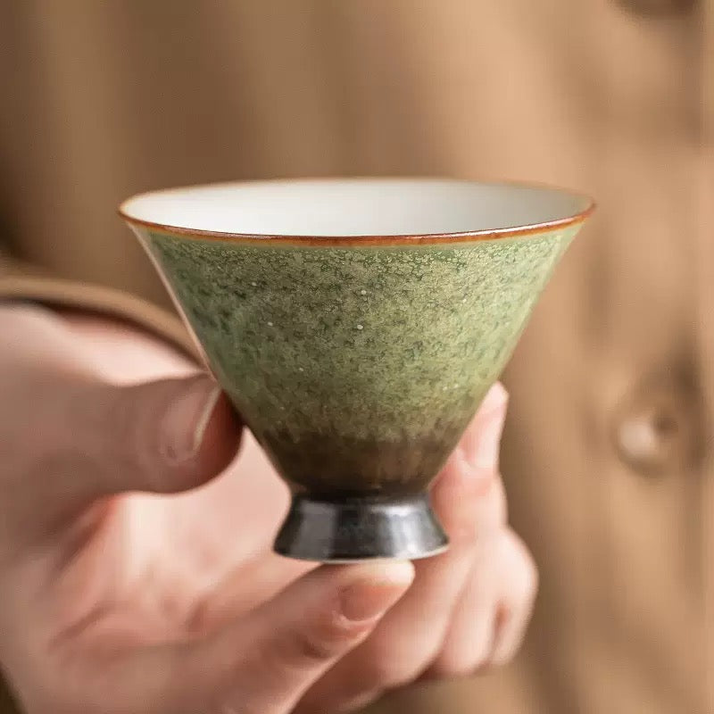 Green Starry Sky Ceramic Mug