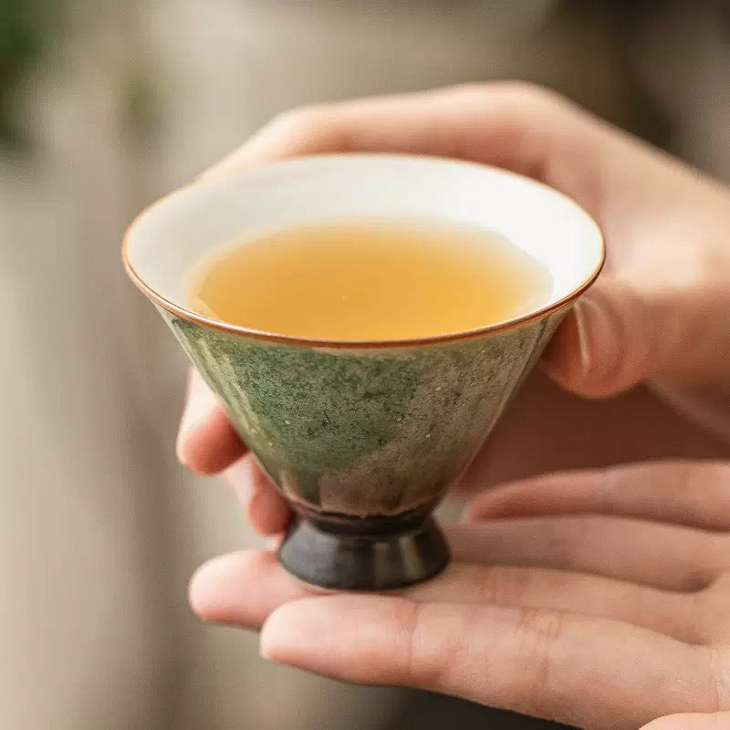 Green Starry Sky Ceramic Mug