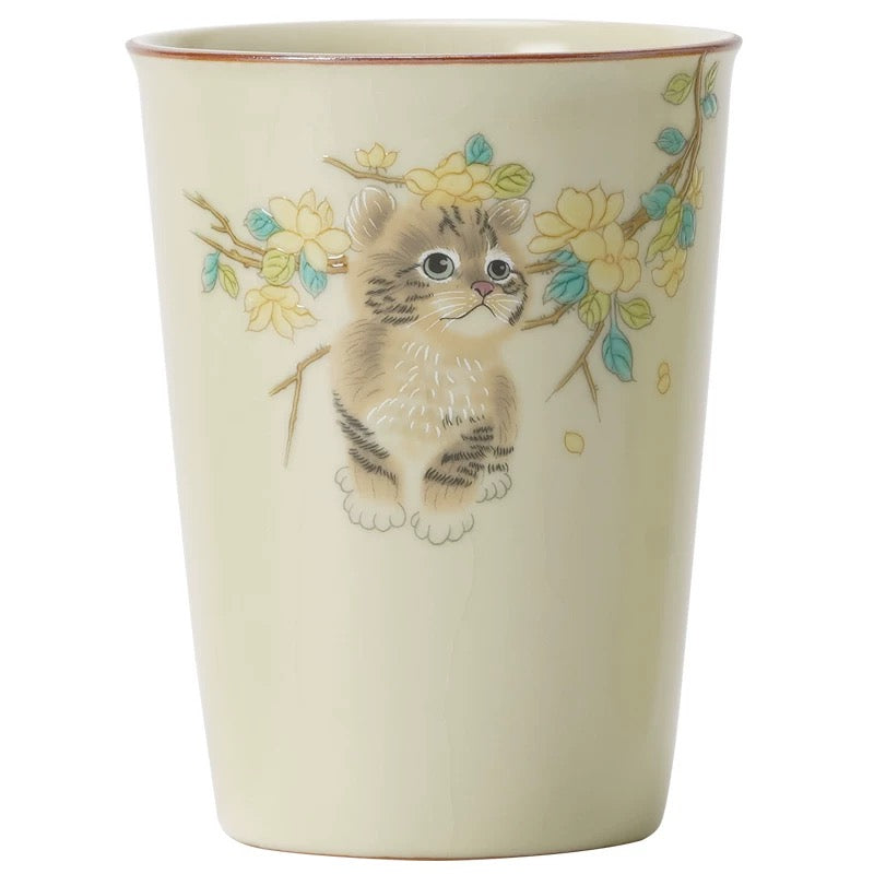Cute Cat Ceramic Coke Cup