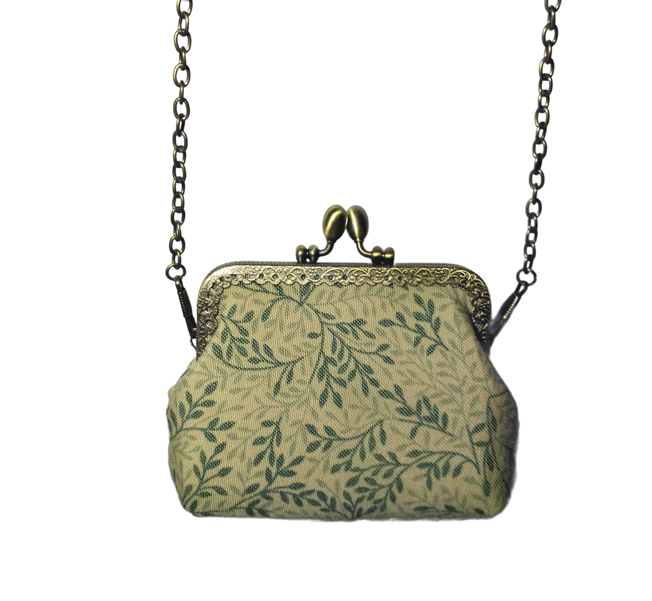 Vintage willow leaf handbag