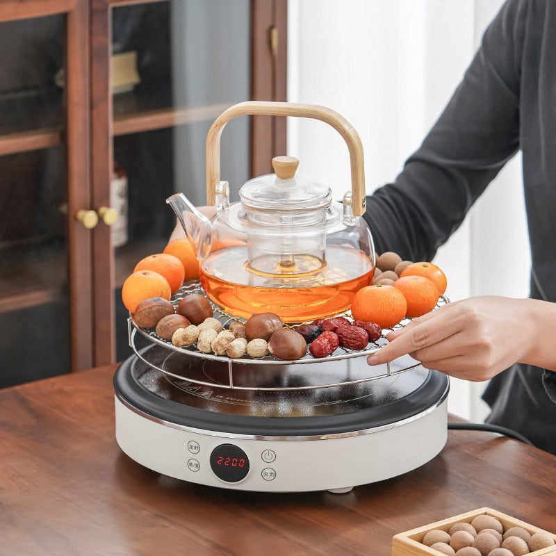 Electric ceramic stove for roasting tea