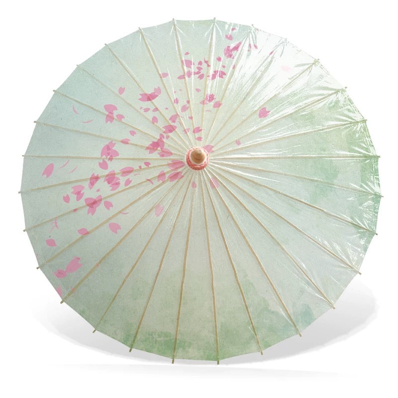 Retro rainproof and sunscreen oil paper umbrella