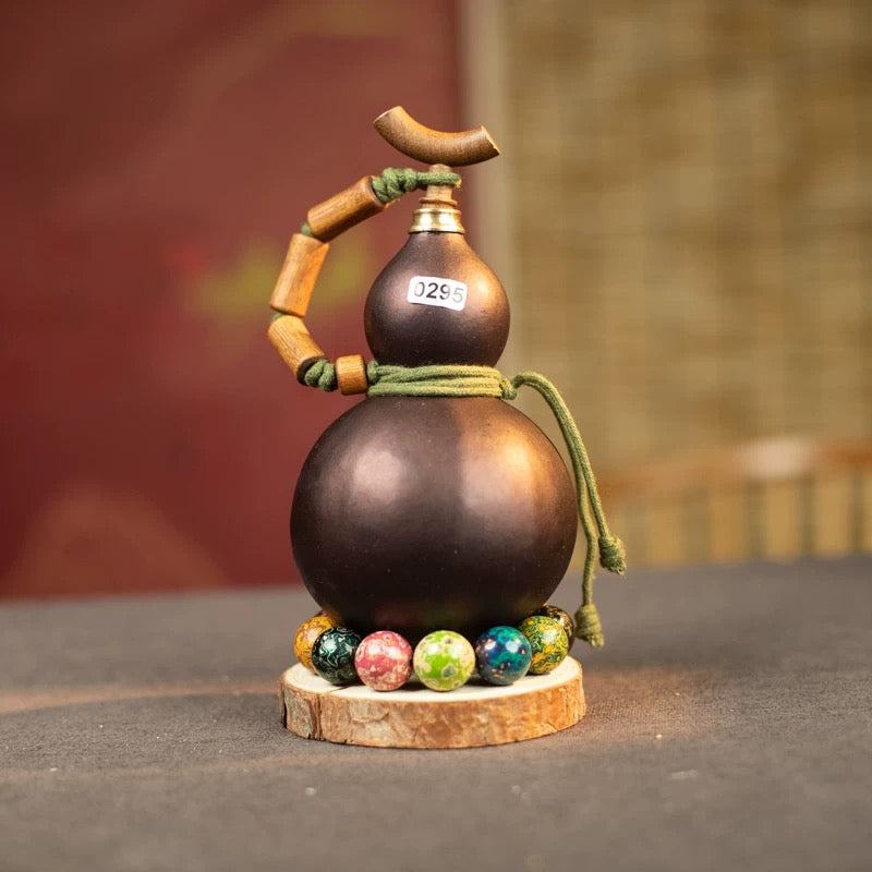 Intangible cultural heritage craft gourd kettle black myth Wukong peripherals（Does not include base）