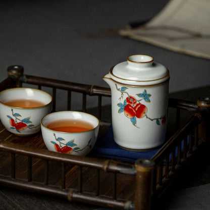 Ru Kiln Travel Tea Set
