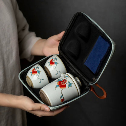 Ru Kiln Travel Tea Set