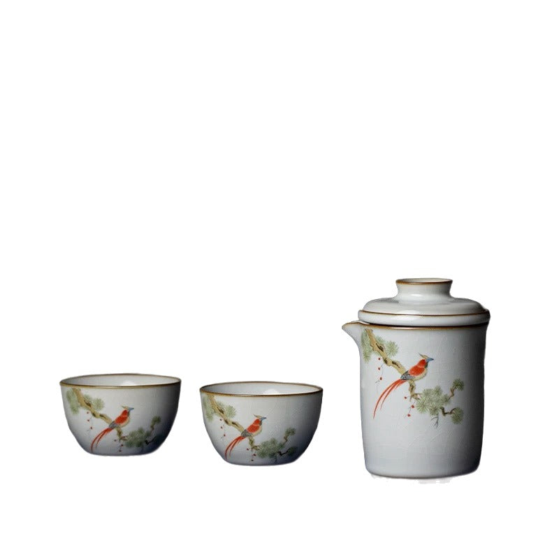 Ru Kiln Travel Tea Set