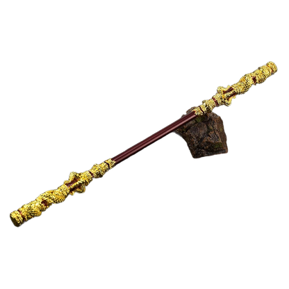 Black Myth Wukong Game Peripheral Ornaments Gold Band Metal Toy Model