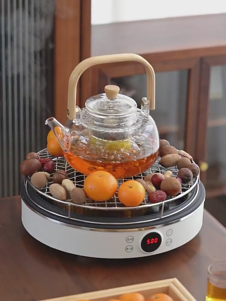 Electric ceramic stove for roasting tea